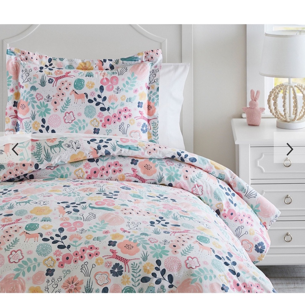 Sasha's Garden Organic Duvet Cover